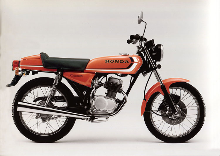 1976年2月　ベンリイCB50JX-Ⅰ シャイニーオレンジ