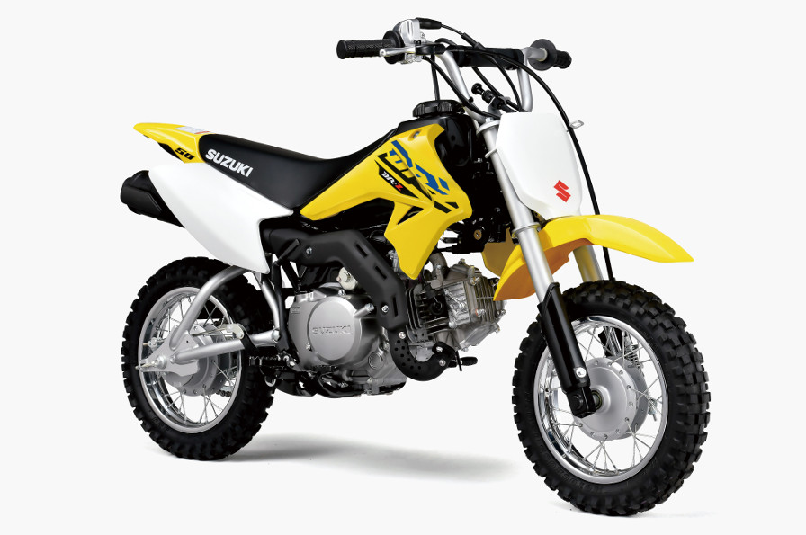 2008年4月に発売された“子供用オフロードバイク”、DR-Z50がグラフィックを変更して発売された。