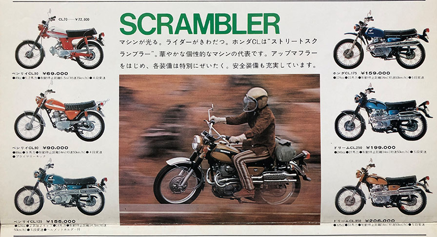 1972年　総合カタログのスクランブラー